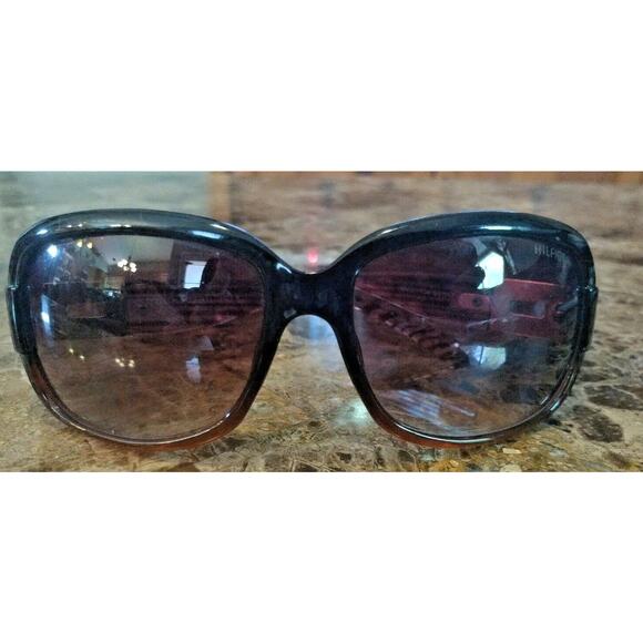 Tommy Hilfiger ANDREA Womens Sunglasses Brown Frames Gold Temples - Picture 2 of 7